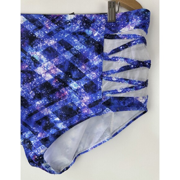 Torrid Bikini Set 2-Piece Geo Swimsuit Galaxy Space Print Women's Plus Size 1 1X - Picture 14 of 16